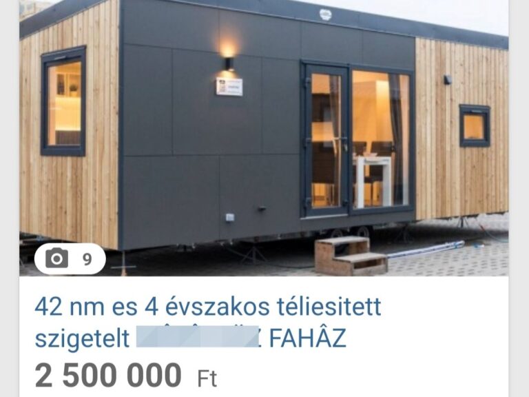 Mobilház logóval