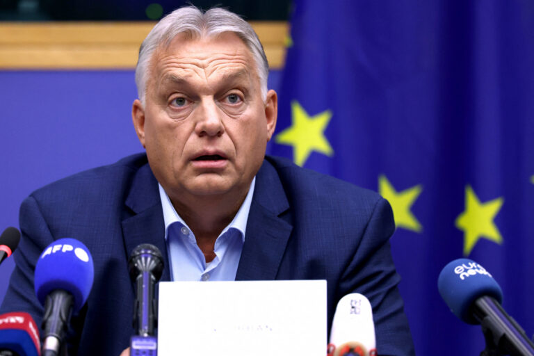 orbán  Fotó FREDERICK FLORIN AFP